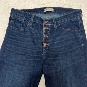 Madewell high-rise skinny (gently worn)
